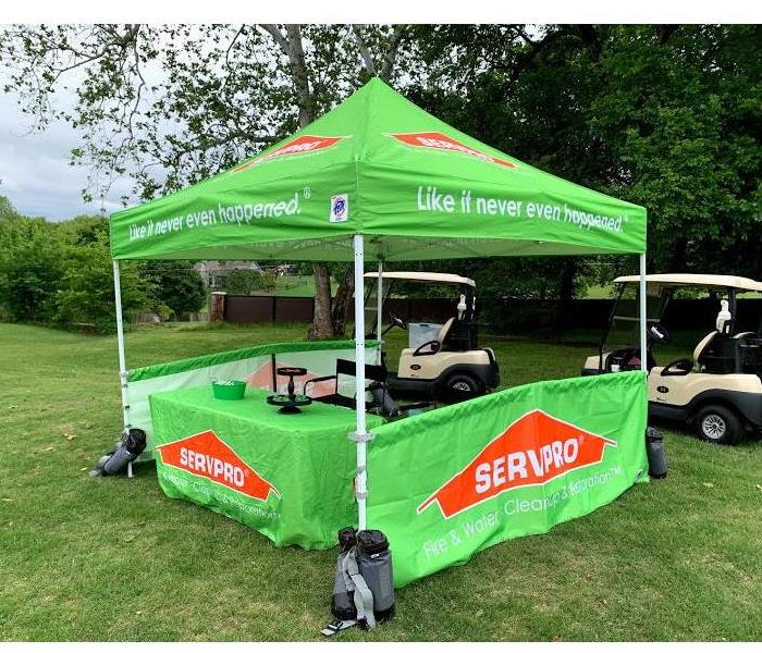 Tent at Coweta Golf Tournament 